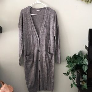 Gap Long Cardi, light Heather grey
